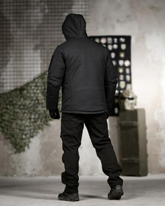 Зимовий тактичний костюм 5в1 чорний ПП8202 Одеса - фото 4