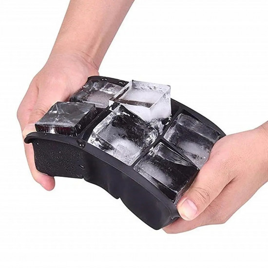 Силіконова форма для льоду з кришкою на 6 осередків Вінниця - фото 1