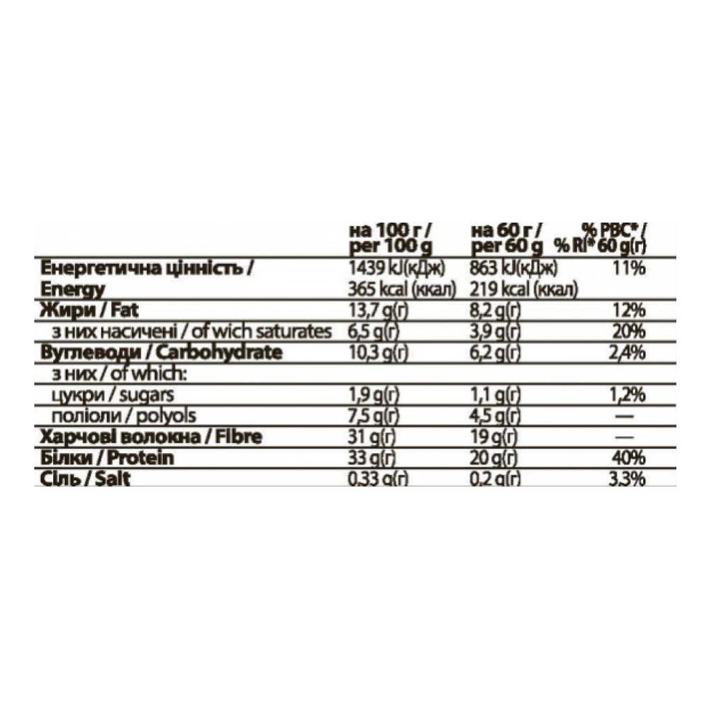 Протеиновые батончики FitWin 12х60g Coconat Cream Киев - изображение 3