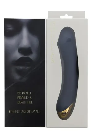 Вибратор с функцией нагрева и рельефом Dream Тoys Goddess Collection Atlas синий Sex Aura Киев
