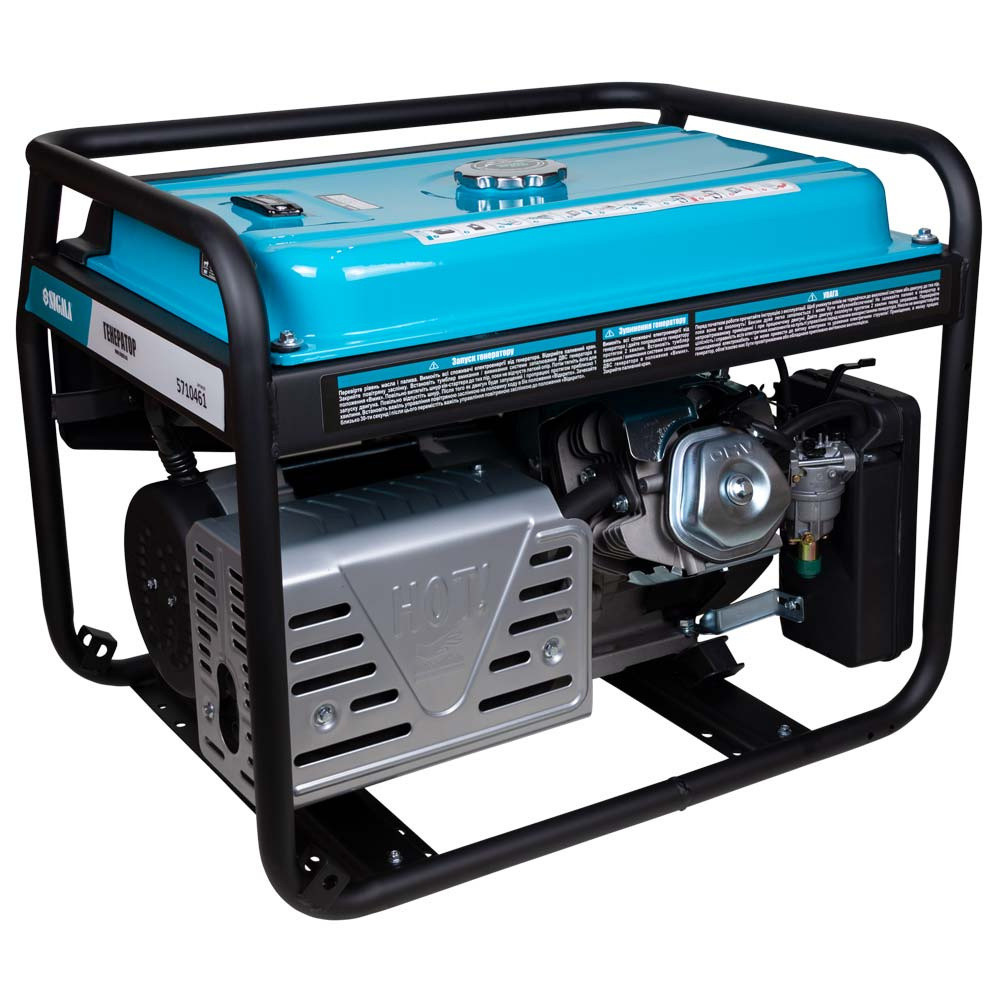 Генератор бензиновый 230В 5.0/5.5кВт 4-х тактный ручной запуск SIGMA (5710461) Киев - изображение 7