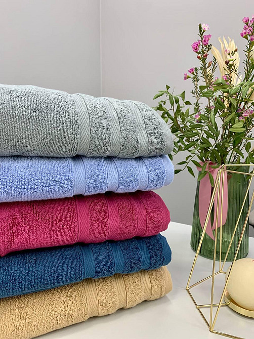 Полотенце махровое Ideal Textile Косичка однотонное плотность 500 г/м2 100х150 см (56860742) Черновцы - изображение 2