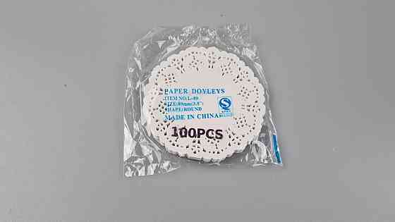 Салфетка ажурная Ф09 (100шт) Бежевая (1 пачка) Харьков