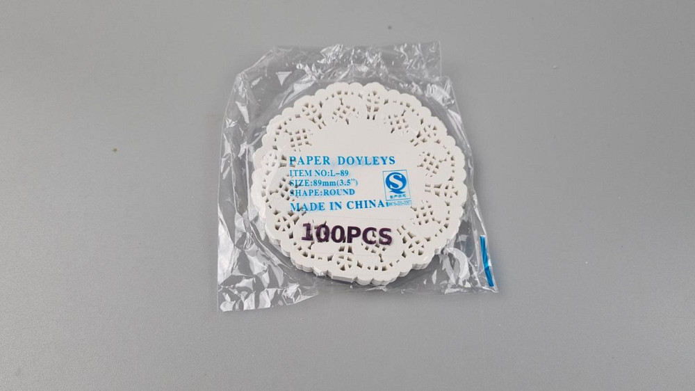 Салфетка ажурная Ф09 (100шт) Бежевая (1 пачка) Харьков - изображение 1