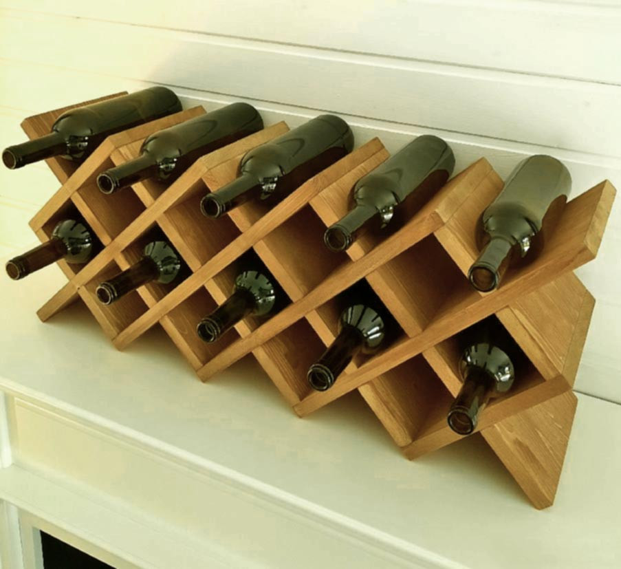 Настільна винна полиця "Ресорт" сієна Миколаїв - фото 1