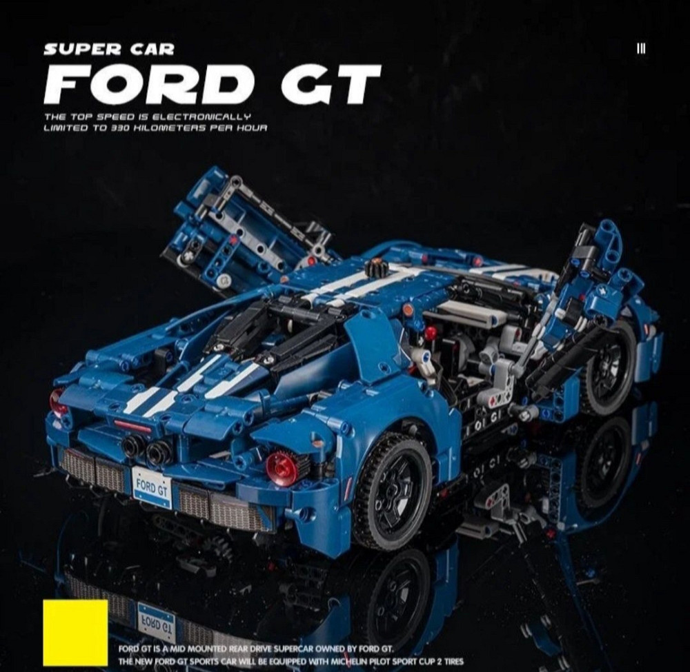 Конструктор машинка Technic Ford GT 2022, 1466 деталей маштаб 1:10 Форд Джети Киев - изображение 4