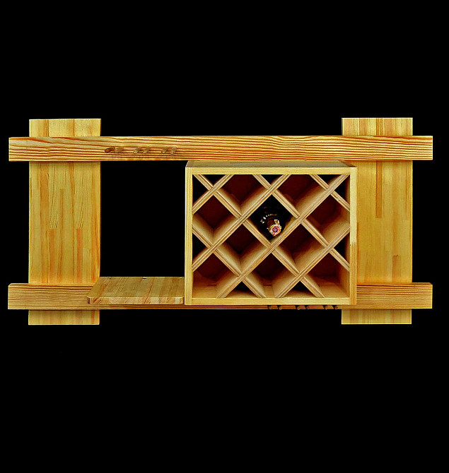 Настінна винна полиця "Майбара" каррі Миколаїв - фото 1