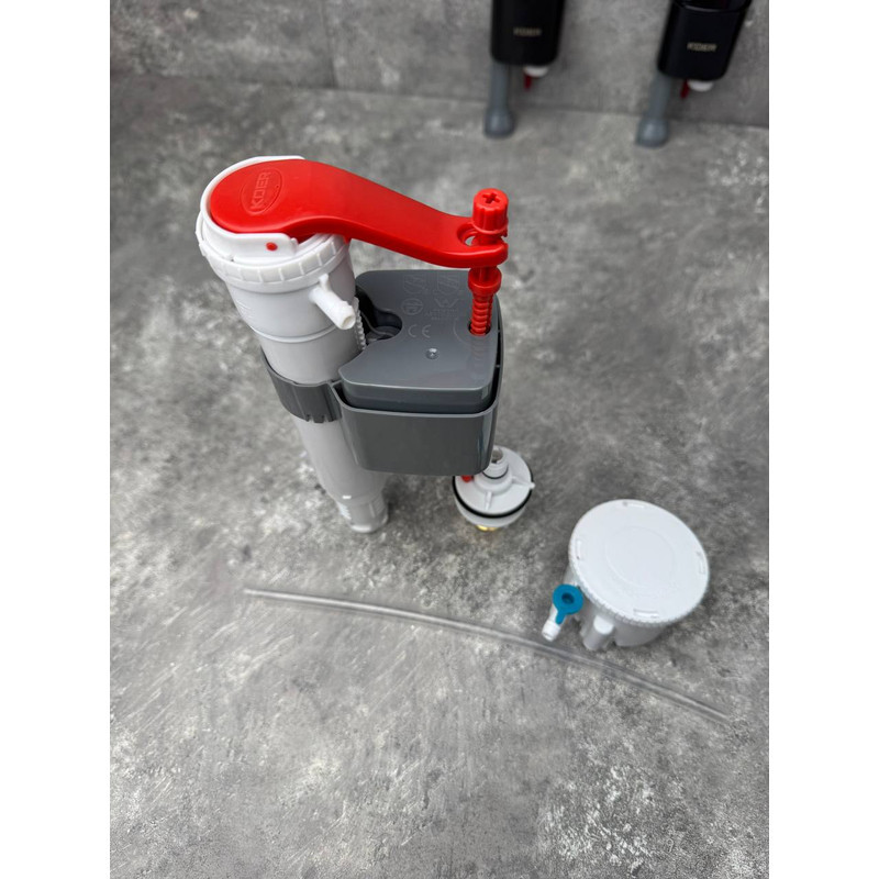 Комплект арматури: KOER KT-0304-1/2" НАПОВНЮВАЛЬНА з УНІВЕРСАЛЬНИМ підведенням + Холдер для освіжаючих пігулок для унітазу, Київ - фото 8