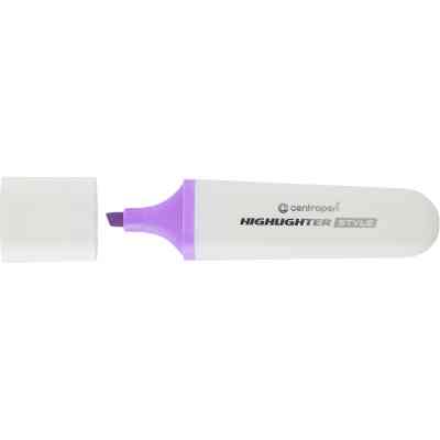Маркер Centropen текстовий Highlighter Style 1-4,6 мм клин. пастельний ліловий (6252/57) Вінниця
