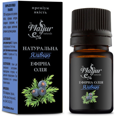 Эфирное масло Mayur Можжевельника 5 мл (4820230951837) Винница - изображение 1