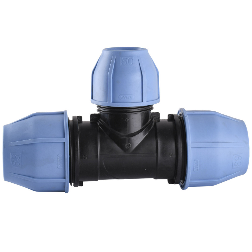 Тройник редукционный ПНД Vsplast 63*50*63 3004 (000007909) Киев - изображение 1