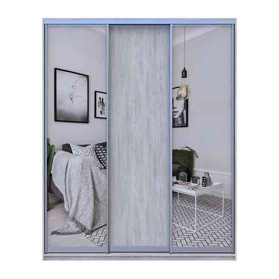 Шкаф купе Doros Сити Лайт Сосна Натти 1 ДСП / 2 зеркала 225х60х225 (DRS-011972) Львов