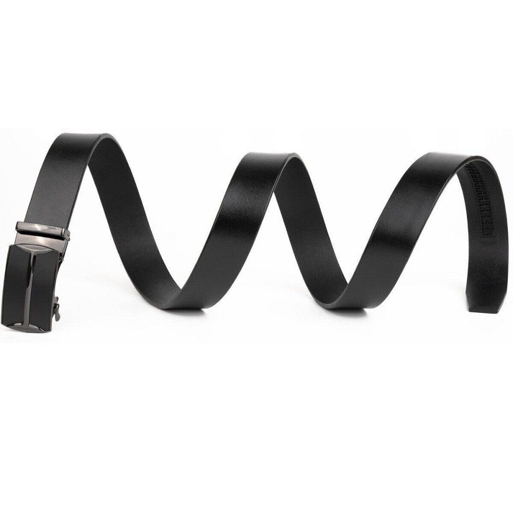 Ремінь чоловічий c затемненим матовим металом Vintage 20267 Чорний Київ - фото 7