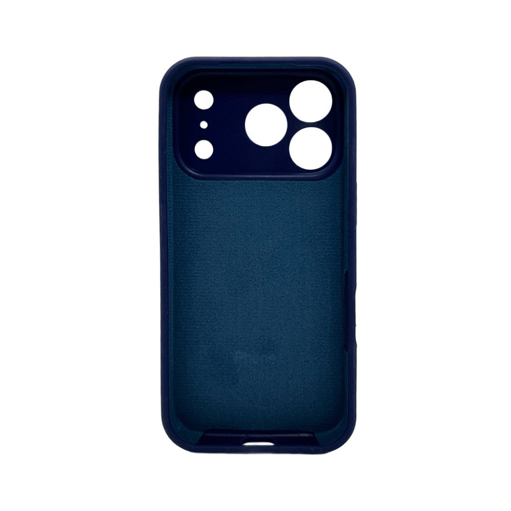 Чохол для смартфона Silicone Full Case AA Camera Protect for Apple iPhone 17 Pro 39,Navy Blue Київ - фото 3