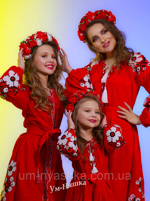 Жіноча вишита сукня на натуральному полотні Паризький букет Кривий Ріг - фото 5