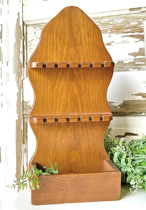 Полиця для колекції ложок "Аніталь" сієна Миколаїв - фото 1