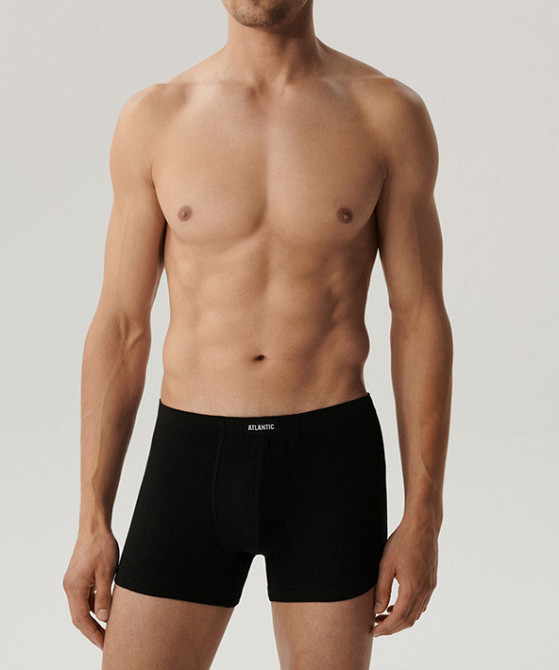 Трусы мужские шорты черные Basic Atlantic 3BMH-007 S Киев - изображение 4