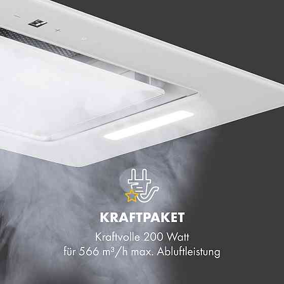 Модуль вентилятора витяжки Hektor Eco 52 см 566 м3/год сенсорне скло білий (Німеччина, читати опис) Рівне