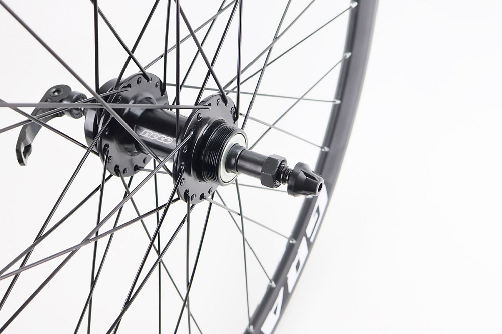 Колесо 27,5" заднє Disk-brake, обід "крапля" та втулка 14Gx36H алюмінієві NECO MS31R, під вільнобіг, кріпл. ексцентрик, "GRAVITY&q Київ - фото 3