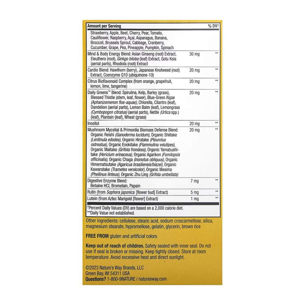 Витамины для мужчин 50+ Nature's Way Once Daily Men's 50+ Ultra 60 tabs Киев - изображение 2