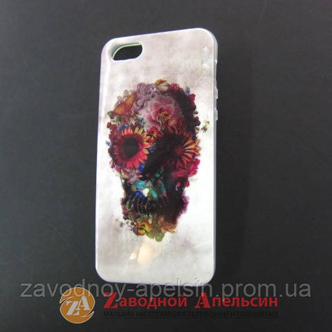 IPhone 5 5S se чехол рисунок череп Scull Одесса - изображение 1