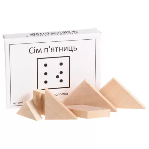 Мини головоломка Семь пятниц. Заморочка 5006 деревянная Винница