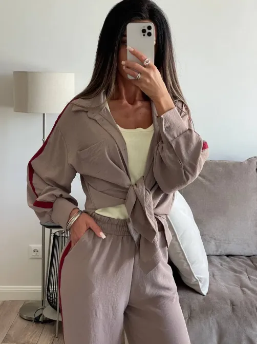 Женский костюм + брюки с полоской, лёгкий базовый комплект на каждый день Одесса - изображение 13