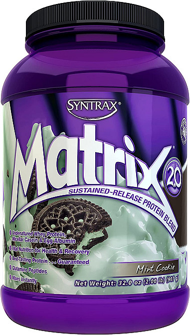 Протеин Syntrax Matrix 0.9 kg (Mint Cookie) Луцк - изображение 1