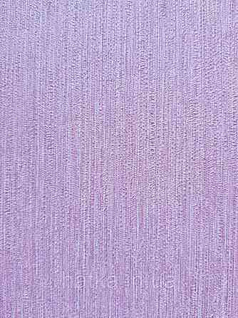 Шпалери вінілові Decoprint Breeze 0.53х10 м однотонні структурні тонка смужка під тканину рожеві Київ