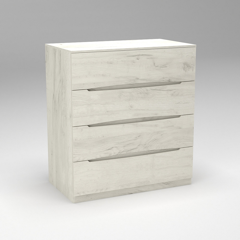 Комод Дельта №1, Дуб Крафт Білий, 1090/610/1200 Львів - фото 2