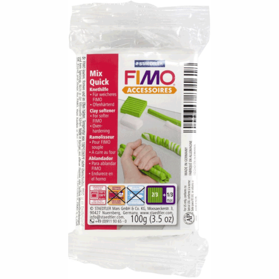 Смягчитель для полимерной глины, mix quick, 100 гр, Fimo Киев