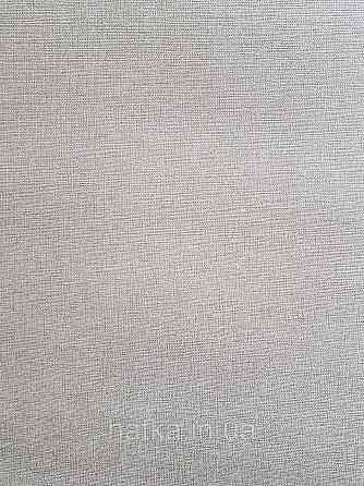 Шпалери метрові вінілові на флізеліні Sintra Structure однотонні під тканину смужки сіточкою світло-зелені 460443 Київ