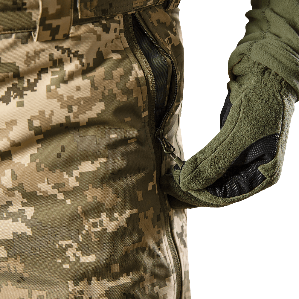 Зимние военные мембранные штаны Defender 7 level (Пиксель) L Винница - изображение 9