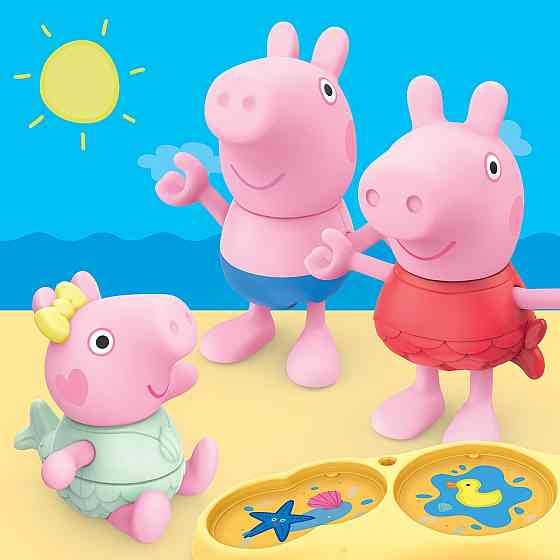 Ігровий набір Peppa Figurines – Три маленькі свинки на пляжі Дніпро