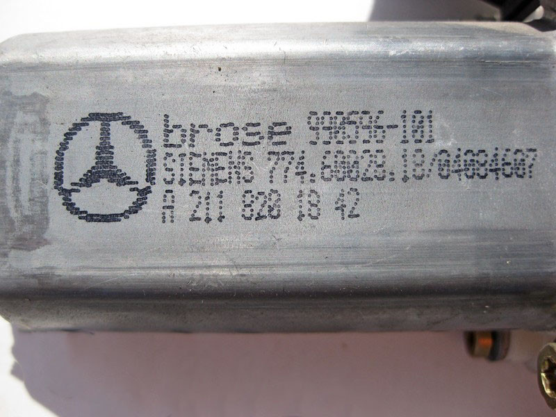 Mercedes-Benz  A2118201842 Моторчик переднього склопідйомника C-Class W203 CLC C203 E-Class W211 S-Class W220 Одесса - изображение 3