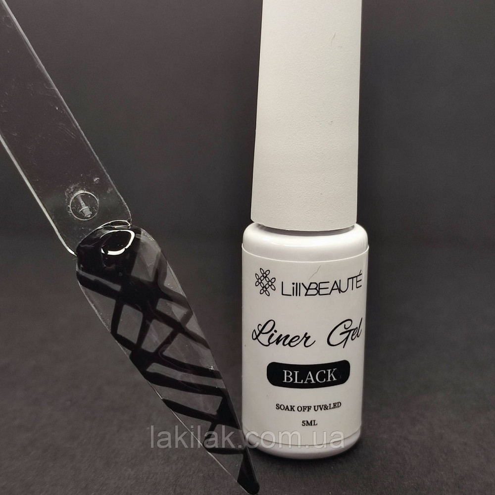 Лайнер гель-фарба №1 (чорна) Lilly Beaute Liner gel 5 мл Херсон - изображение 1