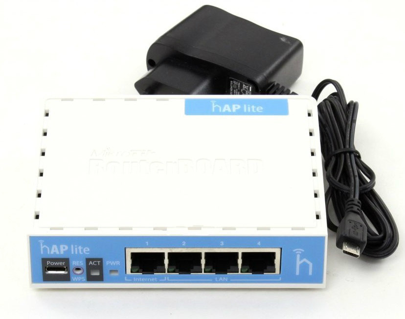 Бездротовий маршрутизатор Mikrotik hAP lite (RB941-2ND) зовнішній адаптер живлення Харьков - изображение 6