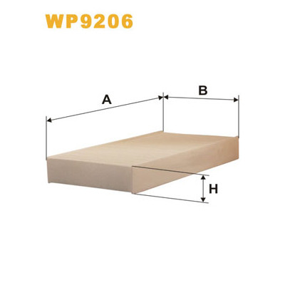 Фільтр салону Wixfiltron WP9206 Вінниця - фото 1