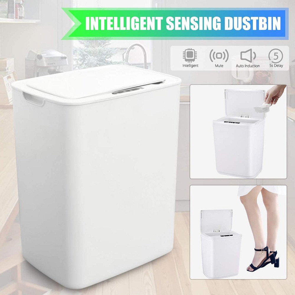 Автоматическая кухонная урна для мусора WapoRich 14-литровая урна с инфракрасным датчиком движения Днепр - изображение 2