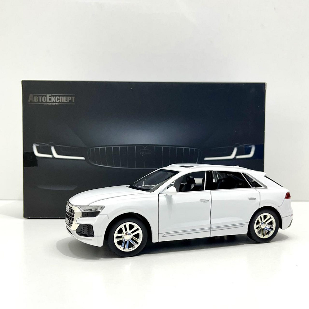 Машинка металева TK Union Group Audi Q8 відчиняються двері капот багажник масштаб 1:24 Біла (GT-5250) Чернигов - изображение 2
