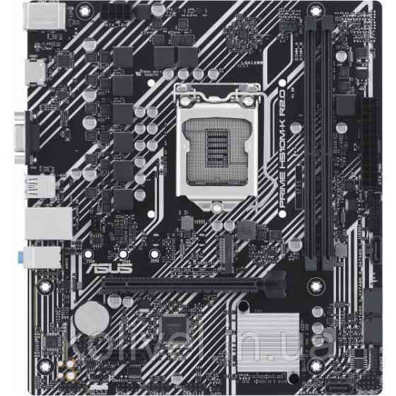 ASUS PRIME H510M-K R2.0 (1200/H470, 2*DDR4, 1xPCIex16, HDMI/VGA, 4xSATAІІІ, M.2, GLan, 7.1ch, mATX) (PRIME Киев