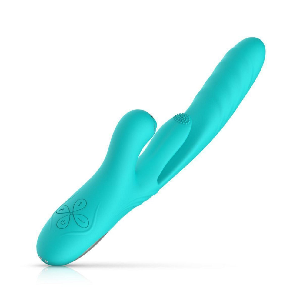 Вібратор-кролик Good Vibes Only - Lisa Thrusting Rabbit Vibrator with G-Spot Stimulator Sex Aura Київ - фото 1