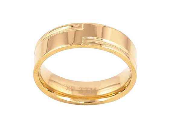 Каблучка Stainless Steel 14К Декоративний візерунок 6мм 10749 р.19 ТМ XUPING Київ