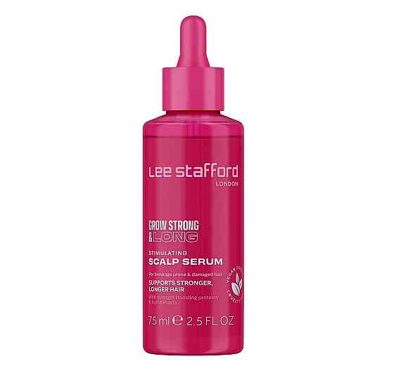 Стимулирующая сыворотка для кожи головы Grow Strong & Long Stimulating Scalp Serum Lee Stafford 75 мл Винница