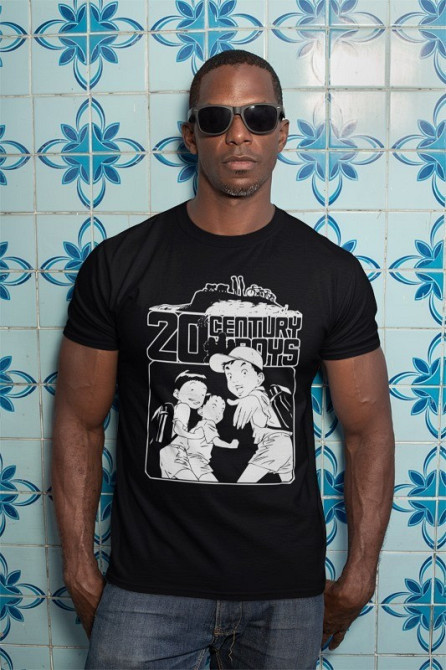 Футболка для хлопчика з аніме принтом Тх Кентурй Бойс Манга оверсайз (зріст від 165 до 180) Чорний AnimeJ0059m Дніпро - фото 2