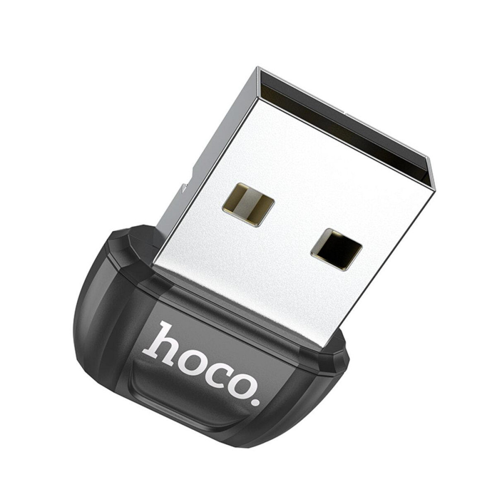 Адаптер USB Bluetooth HOCO UA18 колір чорний 6931474762399 Одеса - фото 5