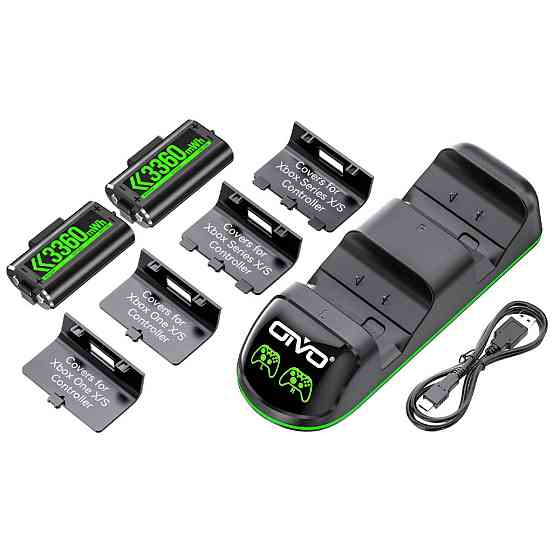 Зарядка и два аккумулятора для геймпада Xbox 3360mWh OIVO IV-X131X Киев
