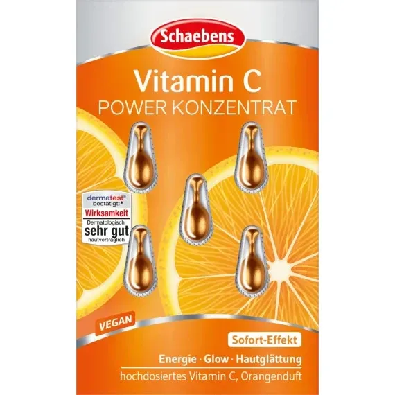 Концентрат витамина С Schaebens, 5 шт (Германия) Schaebens Vitamin C Konzentrat, 5 St Львов - изображение 1
