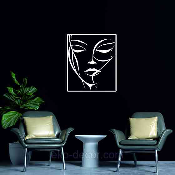 Декоративне настінне 3D Панно «Жіночий Образ», Декор на стіну з об'ємом Київ