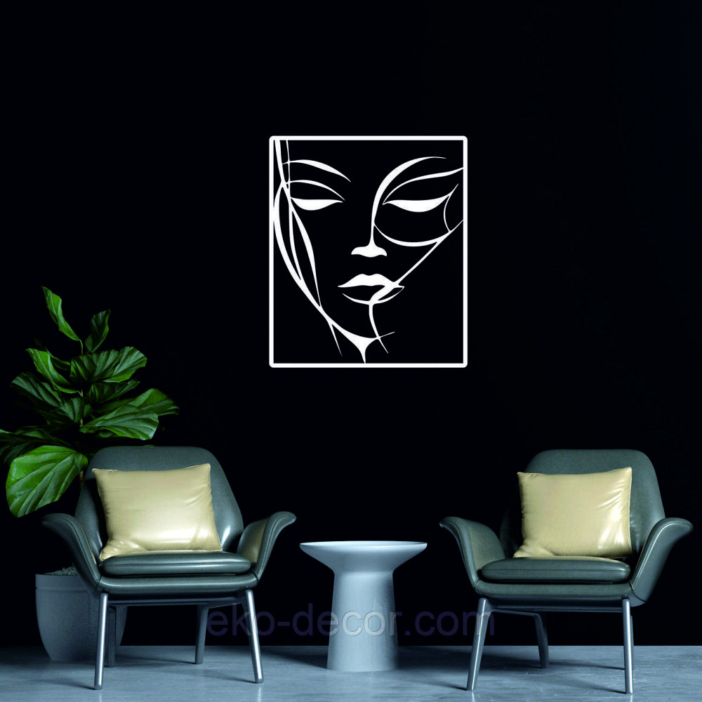 Декоративне настінне 3D Панно «Жіночий Образ», Декор на стіну з об'ємом Київ - фото 5